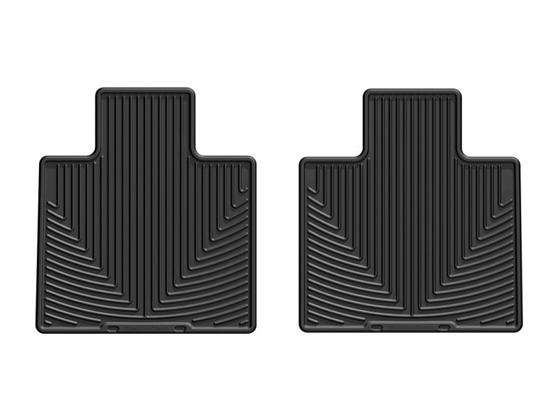 WeatherTech 2017+ Nissan Titan Rear Rubber Mats - Black