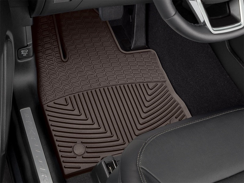 WeatherTech 2020+ Ford Explorer Front Rubber Mats - Cocoa