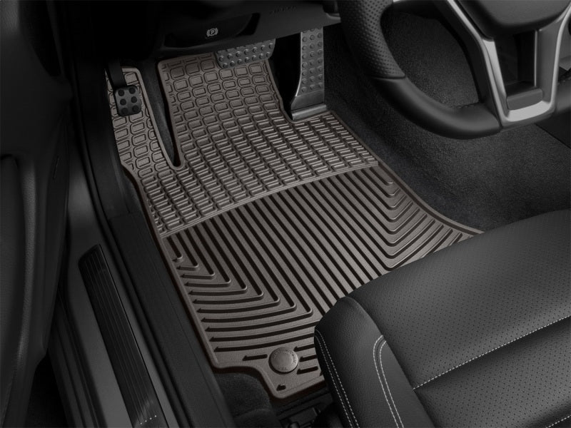WeatherTech 2008-2014 Mercedes-Benz C-Class Front Rubber Mats - Cocoa