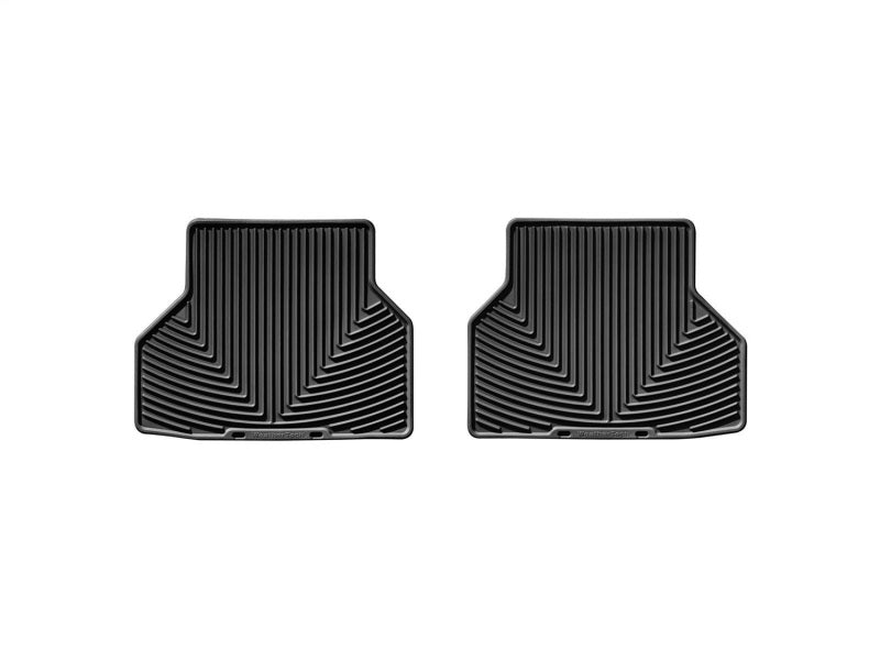 WeatherTech 04-10 BMW 5-Series Rear Rubber Mats - Black