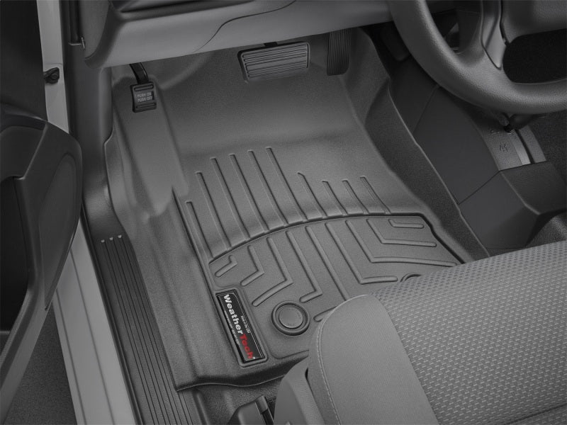 WeatherTech 14+ GMC Sierra/Denali 1500 / Chevy Silverado 1500 Front FloorLiners - Black