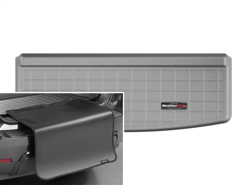 WeatherTech 2018+ Volkswagen Tiguan Cargo Liner w/ Bumper Protector - Grey (7 Passenger Seating)
