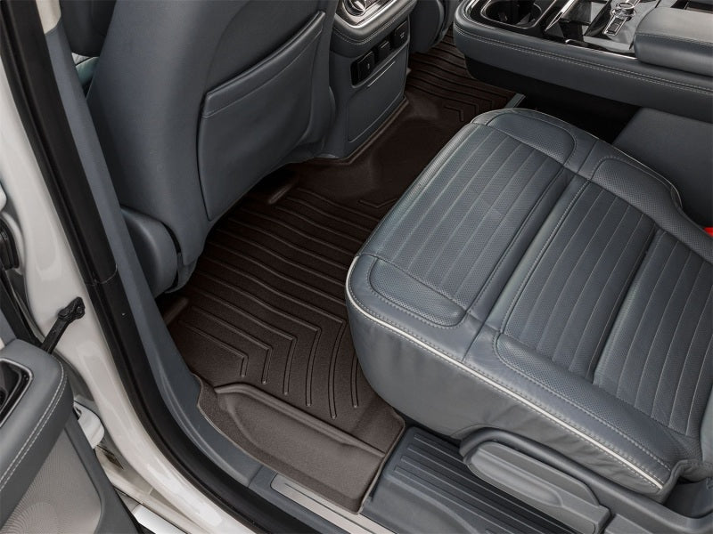 WeatherTech 2018+ Lincoln Navigator Rear FloorLiner HP - Cocoa