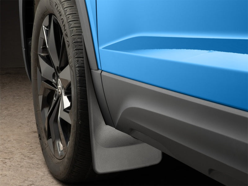 WeatherTech 21-25 Volkswagen Taos Front Mudflaps - Black