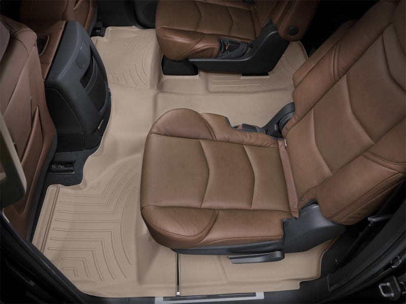 WeatherTech 2015-2019 Cadillac Escalade ESV Rear FloorLiner - Tan