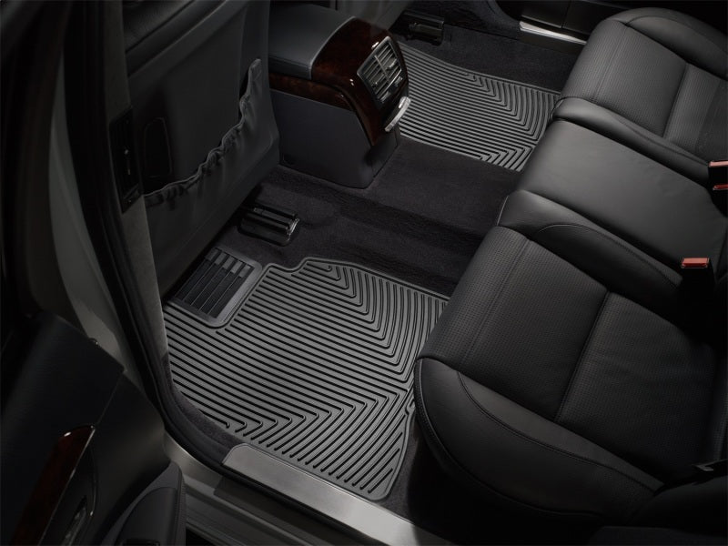 WeatherTech 07-13 Mercedes-Benz S-Class (W221) Rear Rubber Mats - Black