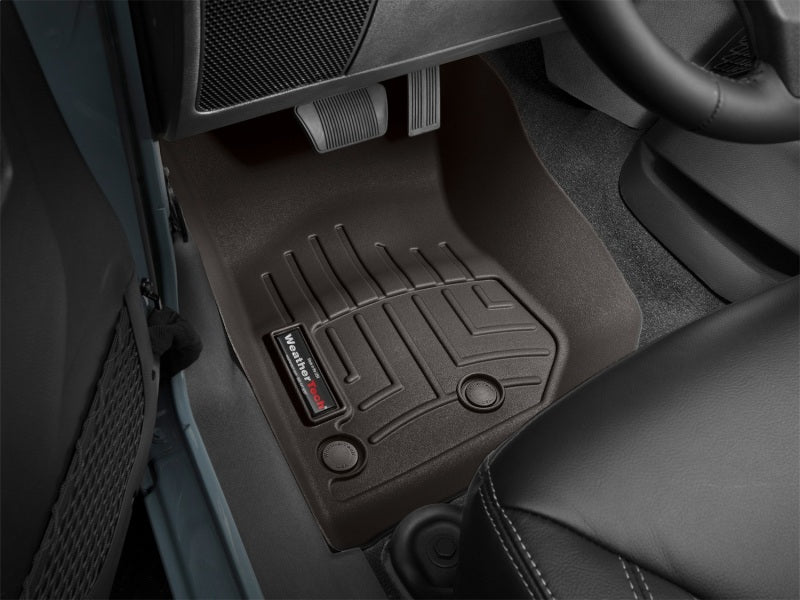 WeatherTech 14-16 Jeep Wrangler Front FloorLiners - Cocoa