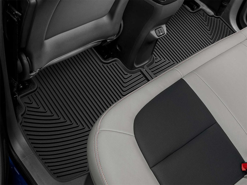 WeatherTech 2017+ Chevrolet Bolt EV Rear Rubber Mats - Black