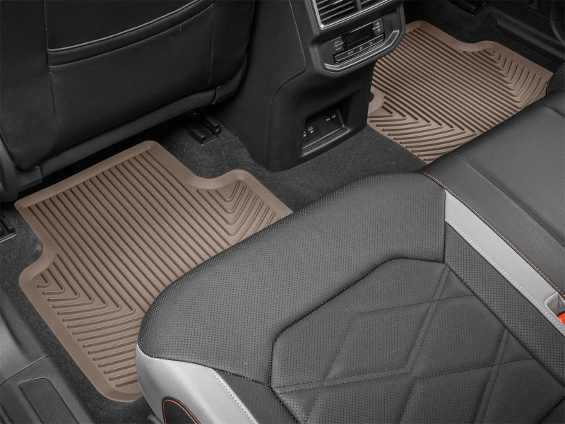 WeatherTech 18-24 Volkswagen Atlas (Incl. 20-24 Cross Sport) Rear Rubber Mats - Tan
