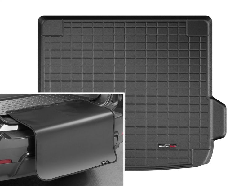 WeatherTech 2020+ BMW X4 30i Cargo With Bumper Protector - Black