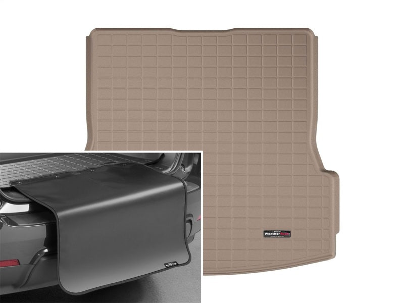WeatherTech 2020+ Ford Explorer Cargo With Bumper Protector - Tan