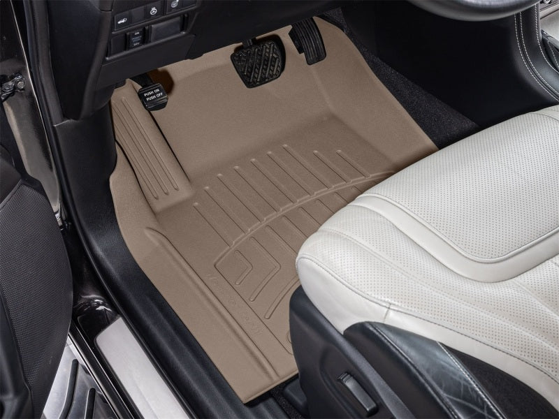 WeatherTech 19-24 Infiniti QX80 Front FloorLiner HP - Tan