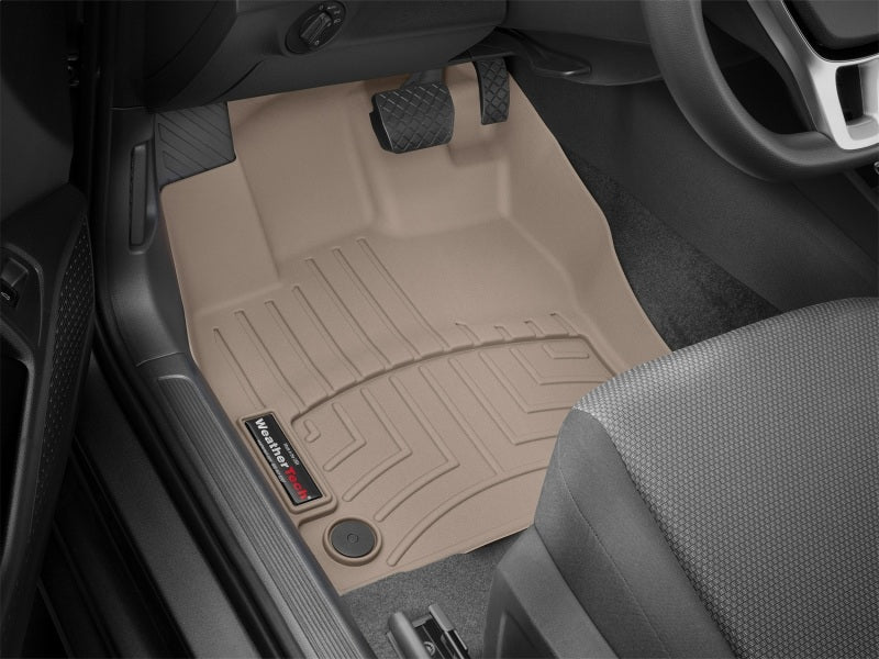 WeatherTech 2019+ Volkswagen Jetta Front FloorLiner - Tan (Automatic Trans Only)
