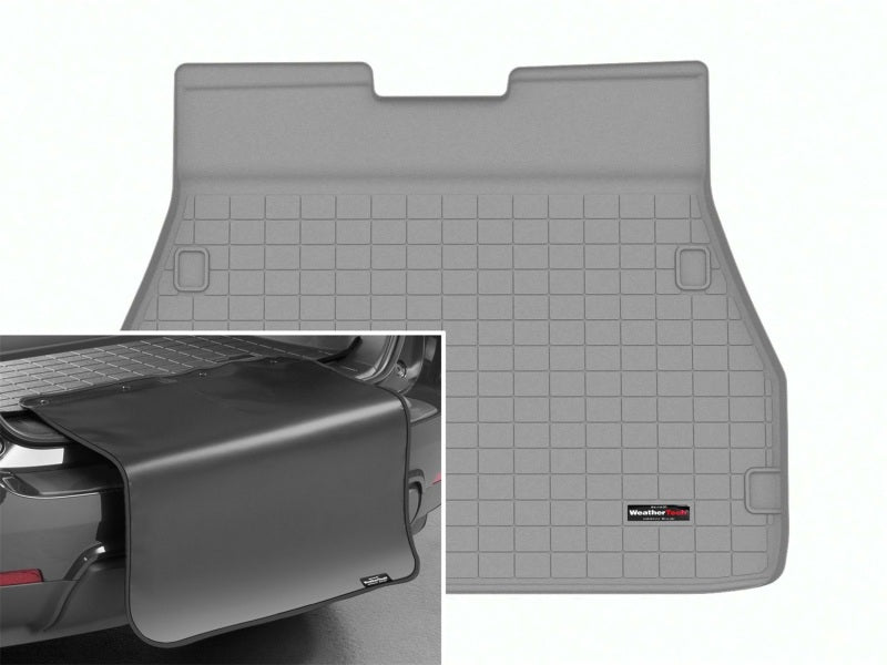 WeatherTech 22-23 Lexus LX w/4-Pass. Seating Cargo Liner w/Liner Bumper Protector - Grey