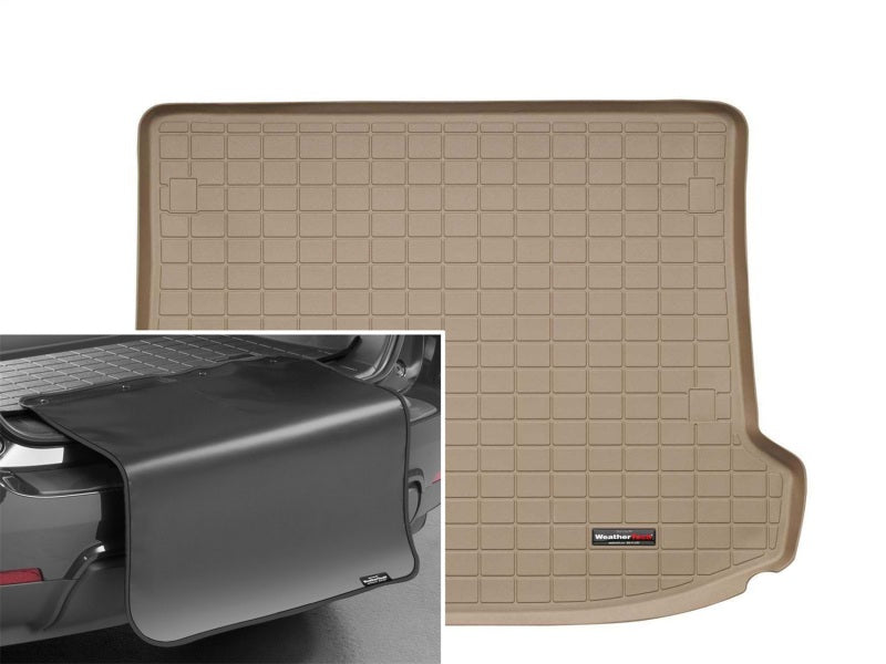 WeatherTech 10+ Cadillac SRX Cargo Liner w/ Bumper Protector - Tan
