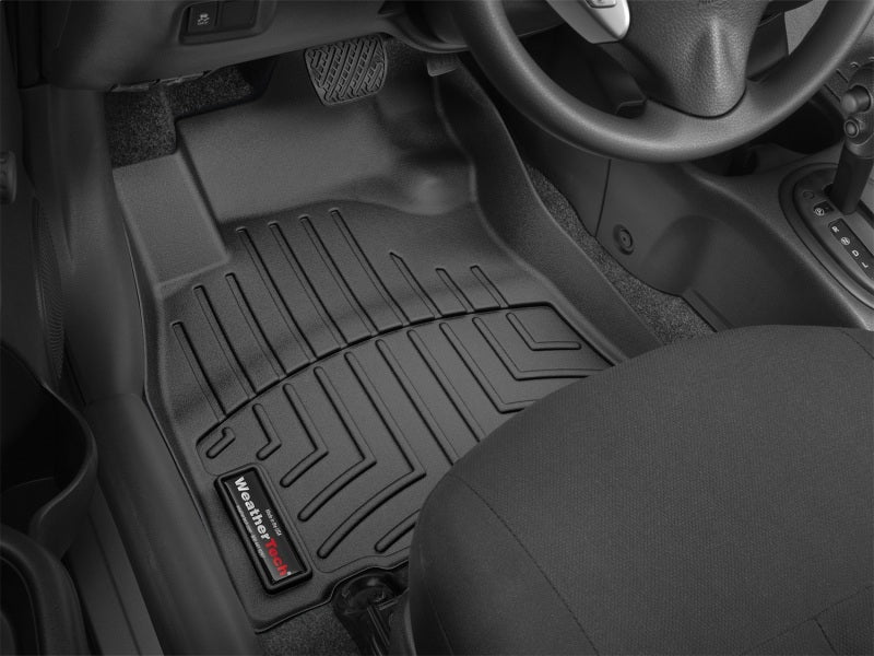 WeatherTech 12+ Nissan Versa Front FloorLiners - Black