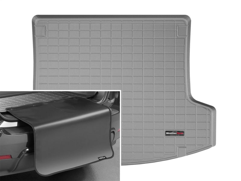 WeatherTech 2019+ Acura RDX Cargo Liner w/ Bumper Protector - Grey