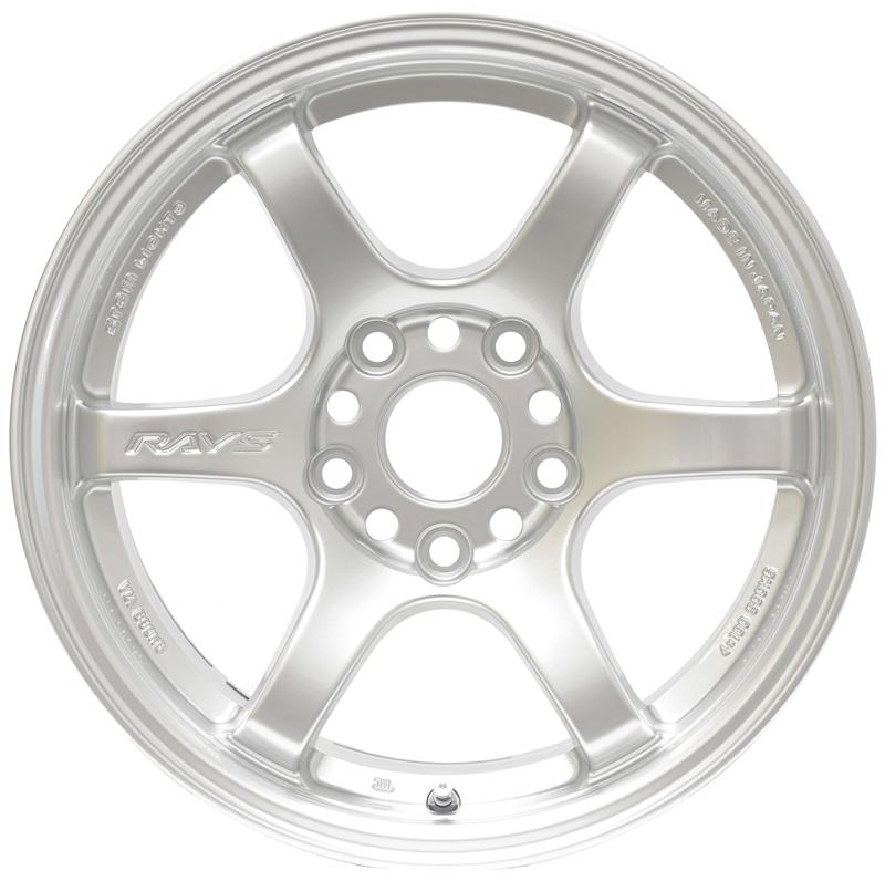 Gram Lights 57DR 15x8.0 +28 4x100 Sunlight Silver Wheel