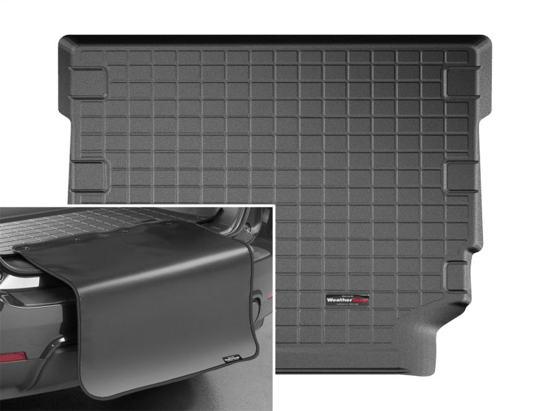 WeatherTech 2020+ Land Rover / Range Rover Defender 110 Cargo With Bumper Protector - Black