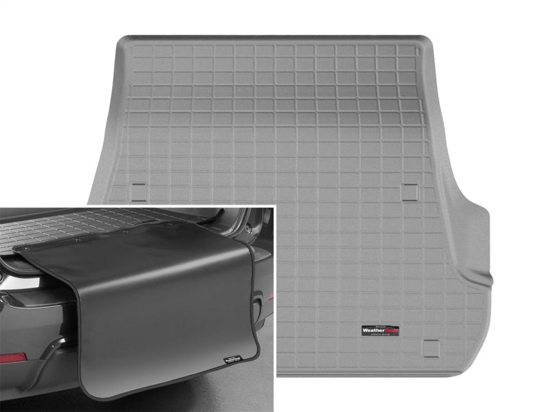 WeatherTech 2020+ Toyota Land Cruiser Cargo With Bumper Protector - Grey