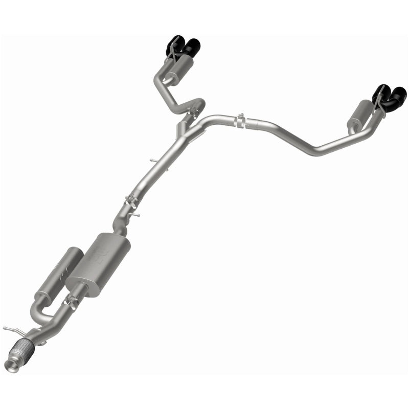 MagnaFlow 2021 Chevrolet Tahoe V8 5.3L Street Series Cat-Back Exhaust - Black Chrome Tips