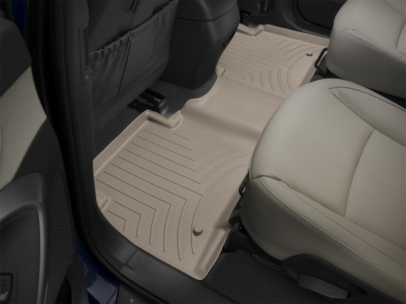 WeatherTech 13+ Hyundai Santa Fe Rear FloorLiner - Tan