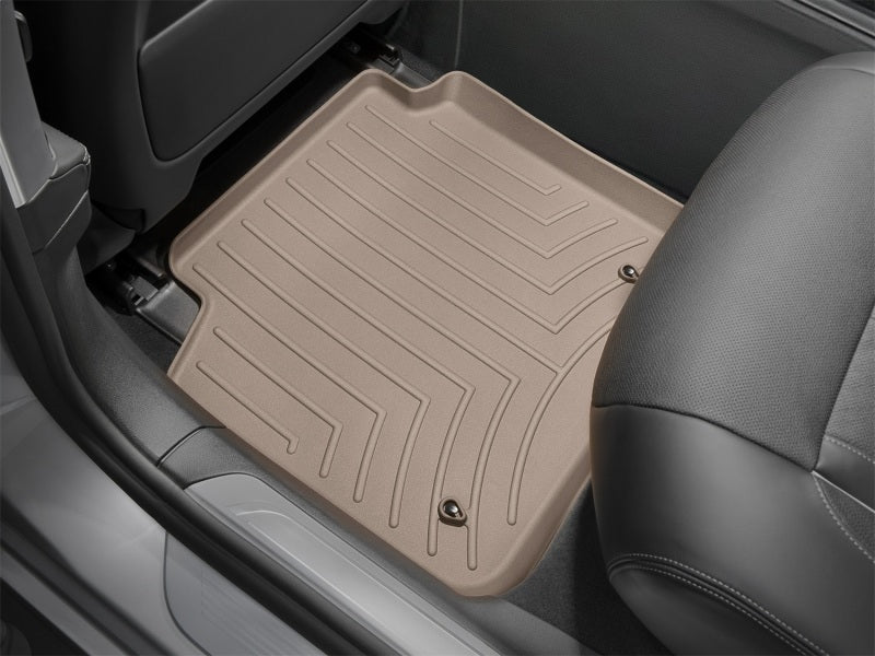 WeatherTech 2016+ BMW 7-Series G12 Sedan Rear FloorLiner - Tan (w/ Rear Executive Lounge Seating)
