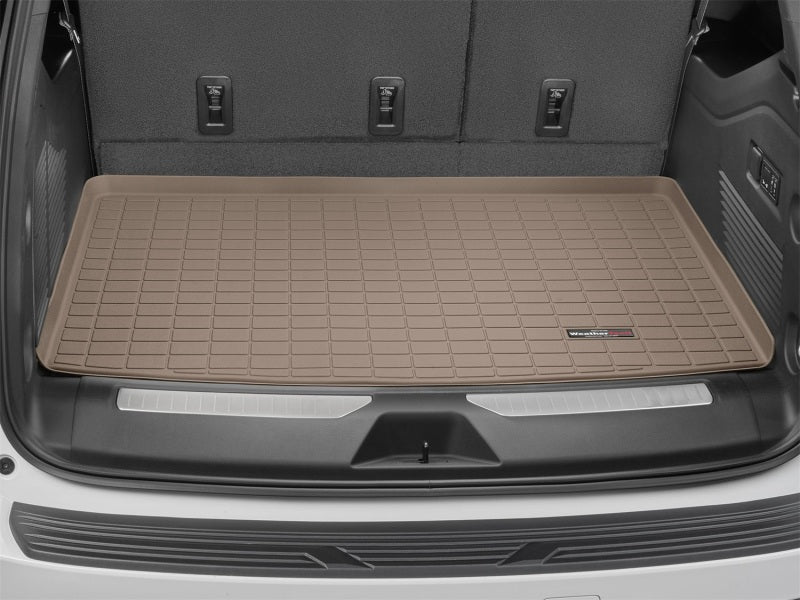 WeatherTech 21+ Chevrolet Suburban Cargo Liners - Tan