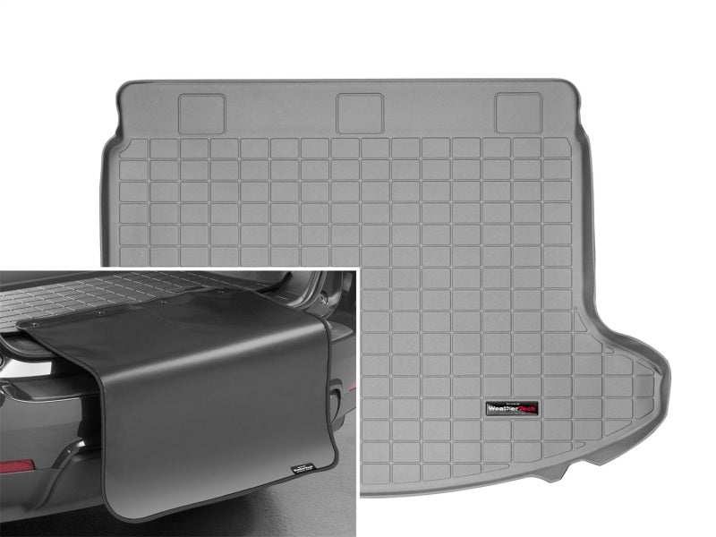 WeatherTech 14-15 Nissan Rogue Select Cargo Liner w/ Bumper Protector - Grey