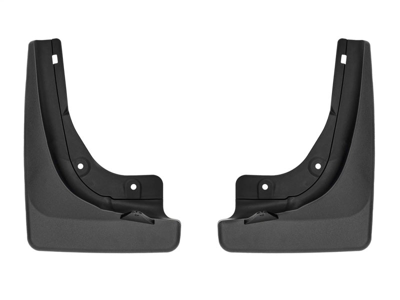 WeatherTech 20-24 Tesla Model Y No Drill Rear MudFlaps - Black