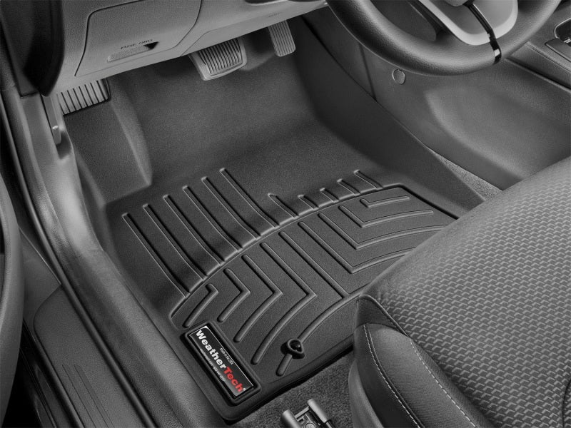 WeatherTech 2018+ Hyundai Elantra GT Front FloorLiner - Black (Hatchback; Fits Both Auto/Manual)