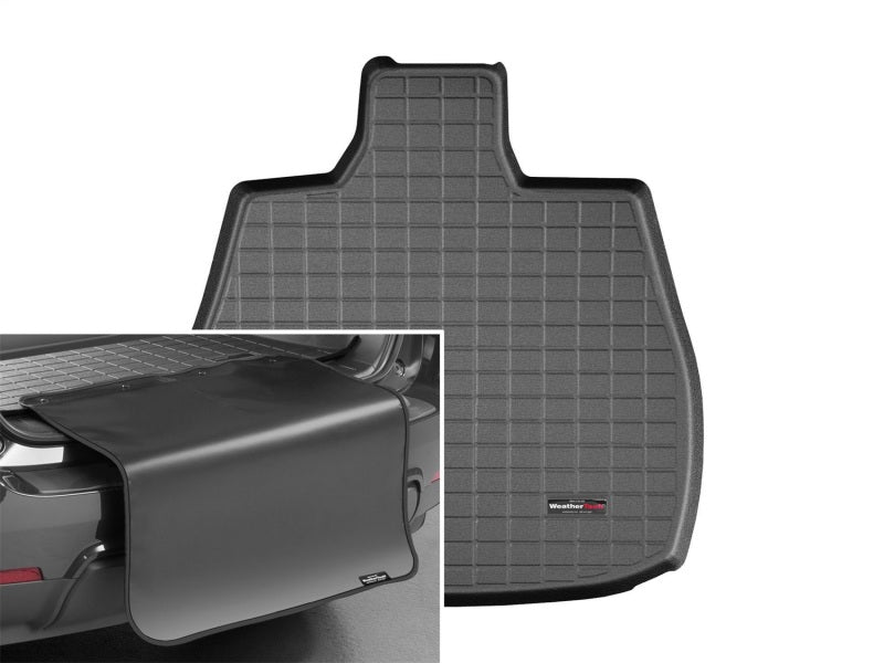 WeatherTech 11-18 Bentley Continental GT Cargo With Bumper Protector - Black