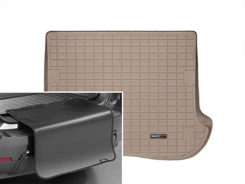WeatherTech 05-10 Jeep Grand Cherokee Cargo With Bumper Protector - Tan