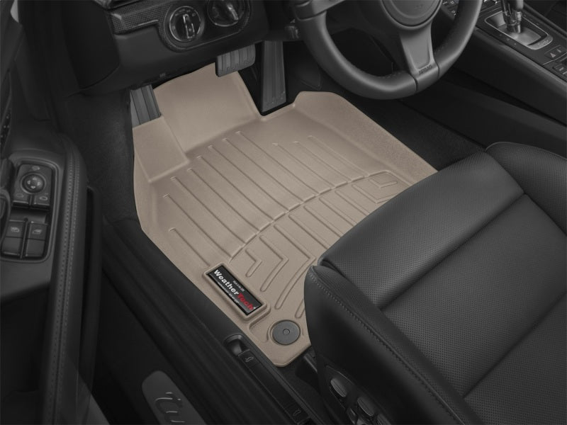 WeatherTech 13-15 Porsche Boxster Front FloorLiner - Tan