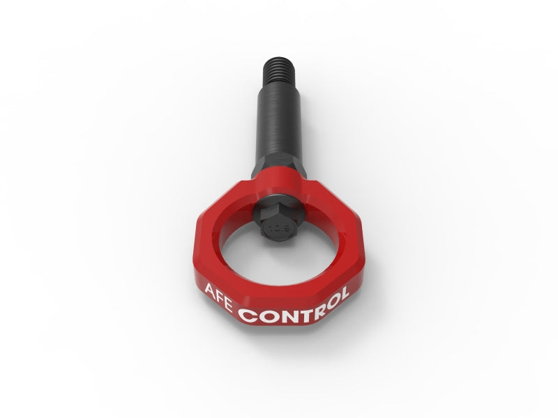aFe Control Front Tow Hook Red BMW F-Chassis 2/3/4/M