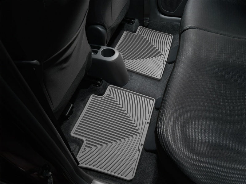 WeatherTech 07-11 Toyota Yaris Rear Rubber Mats - Grey