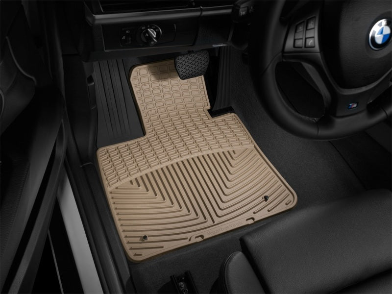 WeatherTech 07-13 BMW X5 Front Rubber Mats - Tan