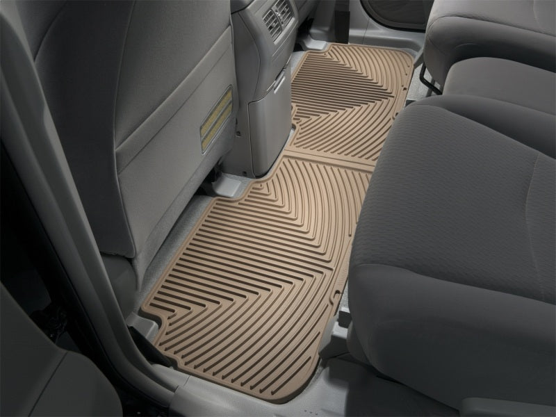 WeatherTech 08-13 Toyota Highlander Rear Rubber Mats - Tan