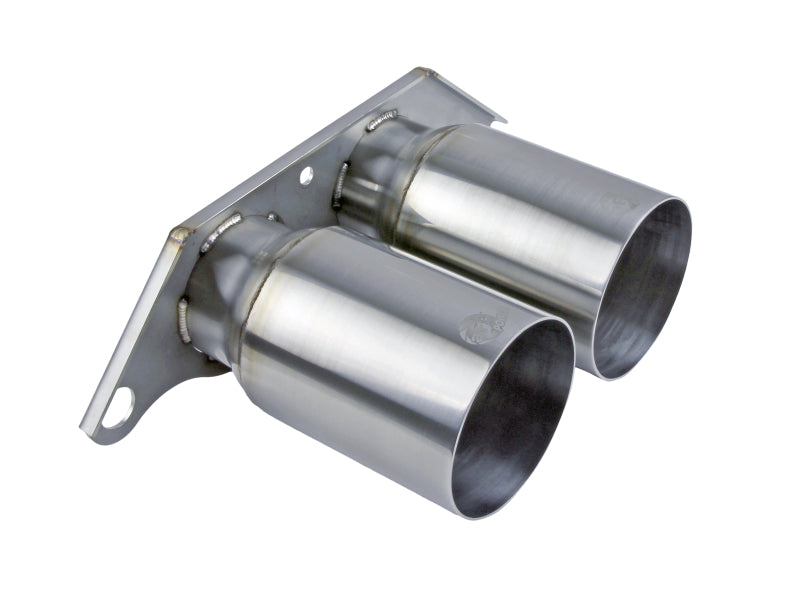 aFe Power Mach Force Xp 4in 304 SS Bolt-On Exhaust Tips Brushed 14-19 Porsche 911 GT3 3.8L/4.0L