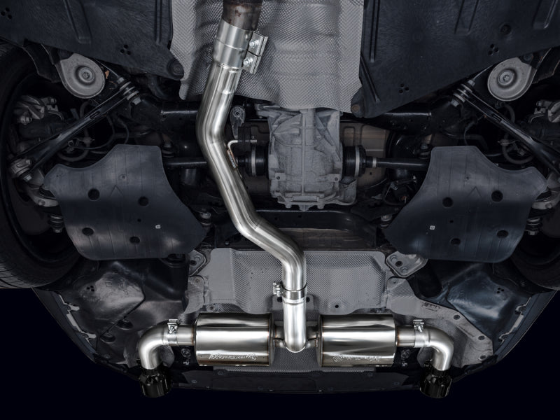 AWE 19-23 BMW 330i / 21-23 BMW 430i Base G2X Touring (Excl. Conv) Axle-Back Exhaust - Diamond Black