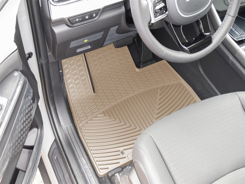 WeatherTech 22-26 Kia Carnival 1st Row Front All-Weather Floor Mats - Tan
