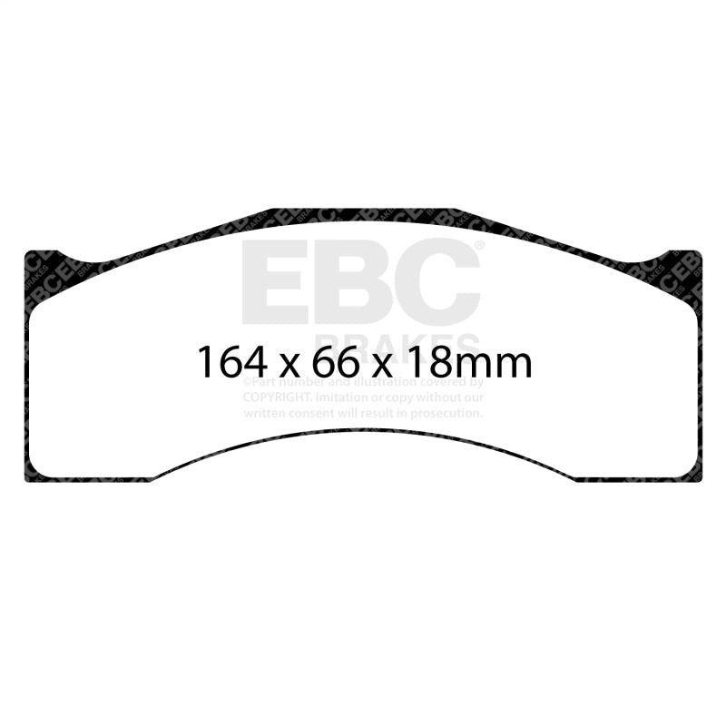 EBC Racing AP Racing CP6766 D50 / Brembo XA3.40.XX SR-21 Sintered Race Brake Pads