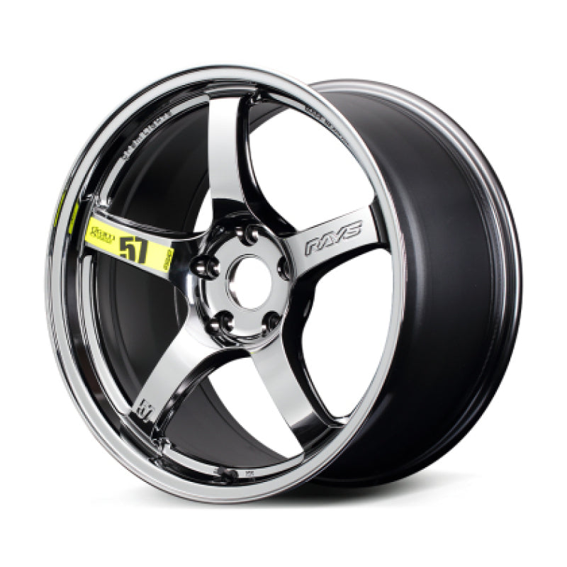 Gram Lights 57CR Limited 17x9.0 +12 5x114.3 RAYS Black Metal Coat Wheel