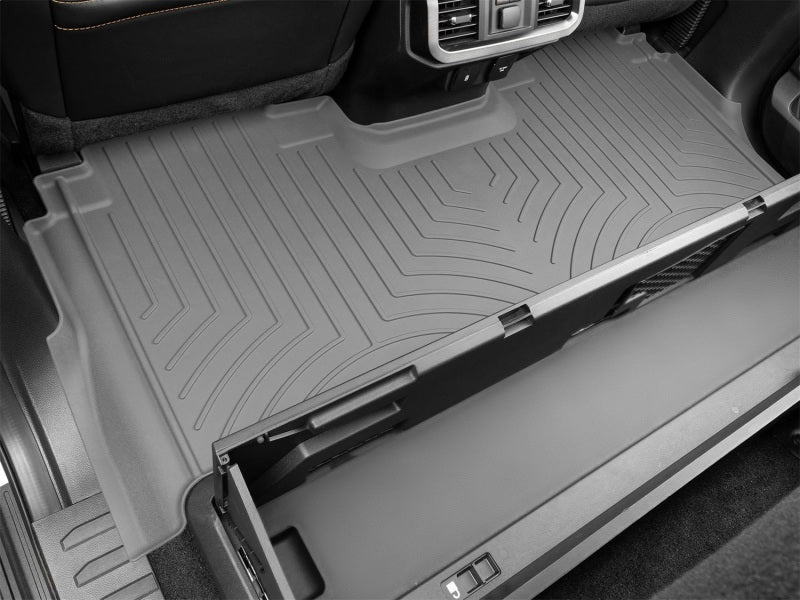 WeatherTech 2021+ Ford F-150 Rear FloorLiner HP - Grey