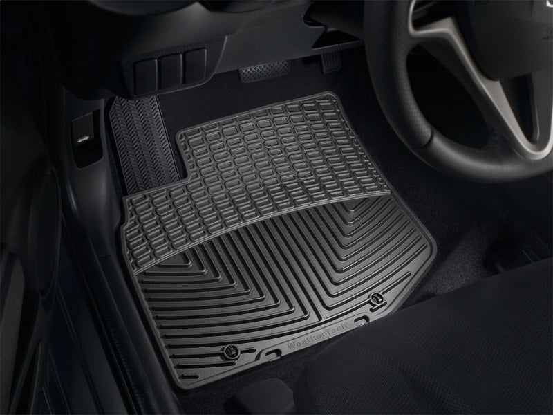 WeatherTech 09-13 Honda Fit Front Rubber Mats - Black