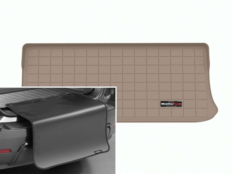 WeatherTech 2023 Mercedes-Benz EQS SUV Cargo Liner w/Bumper Protector - Tan