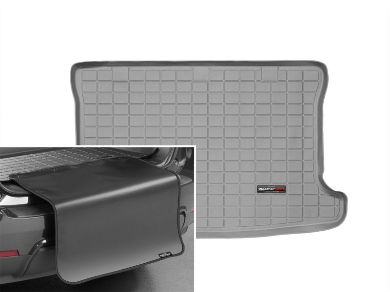 WeatherTech 12+ Hyundai Accent Cargo Liner w/ Bumper Protector - Grey