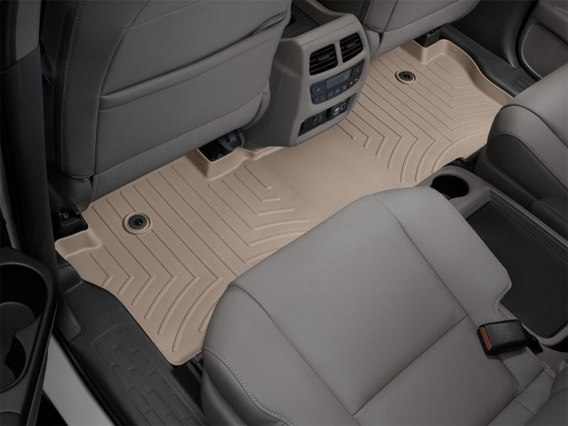 WeatherTech 2016+ Honda Pilot (Elite Trim Level Only) Rear FloorLiner - Tan