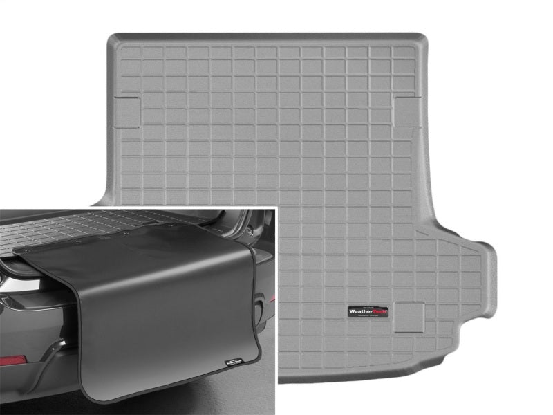WeatherTech 14-19 BMW 3-Series Gran Turismo Cargo Liner w/Bumper Protector (Trim Req.) - Grey