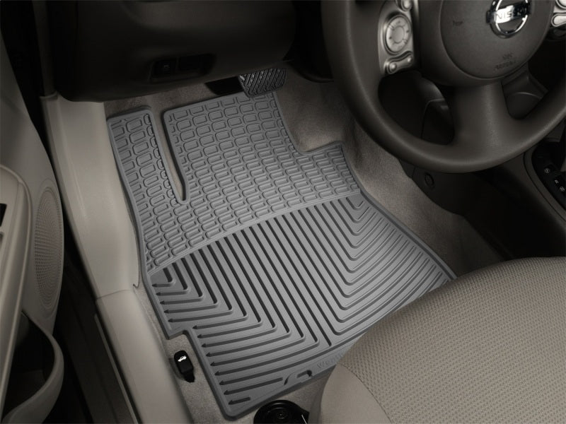 WeatherTech 12+ Nissan Versa Front Rubber Mats - Grey